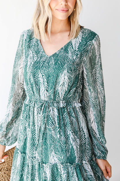 FINAL SALE - Find Me In The Tropics Midi Dress