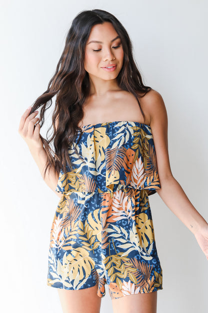 Strapless Romper front view