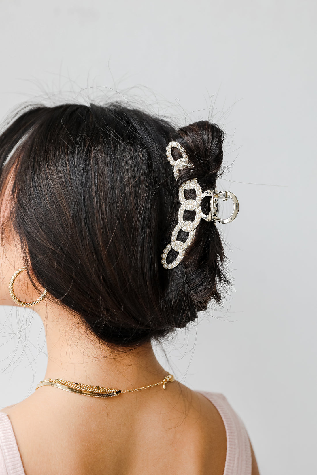 Pearl Claw Hair Clip
