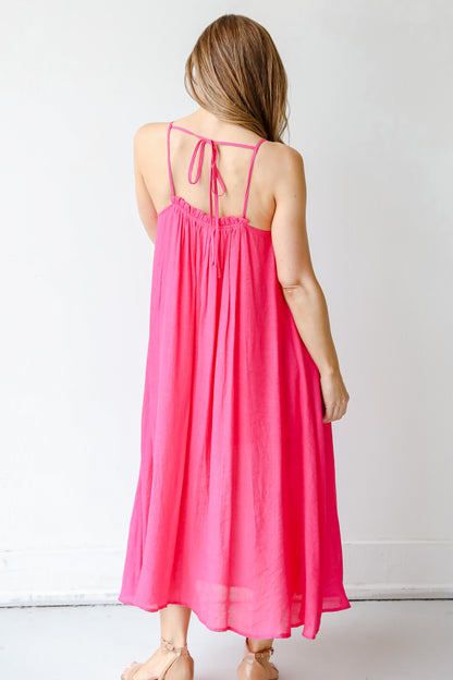 Midi Dress back view