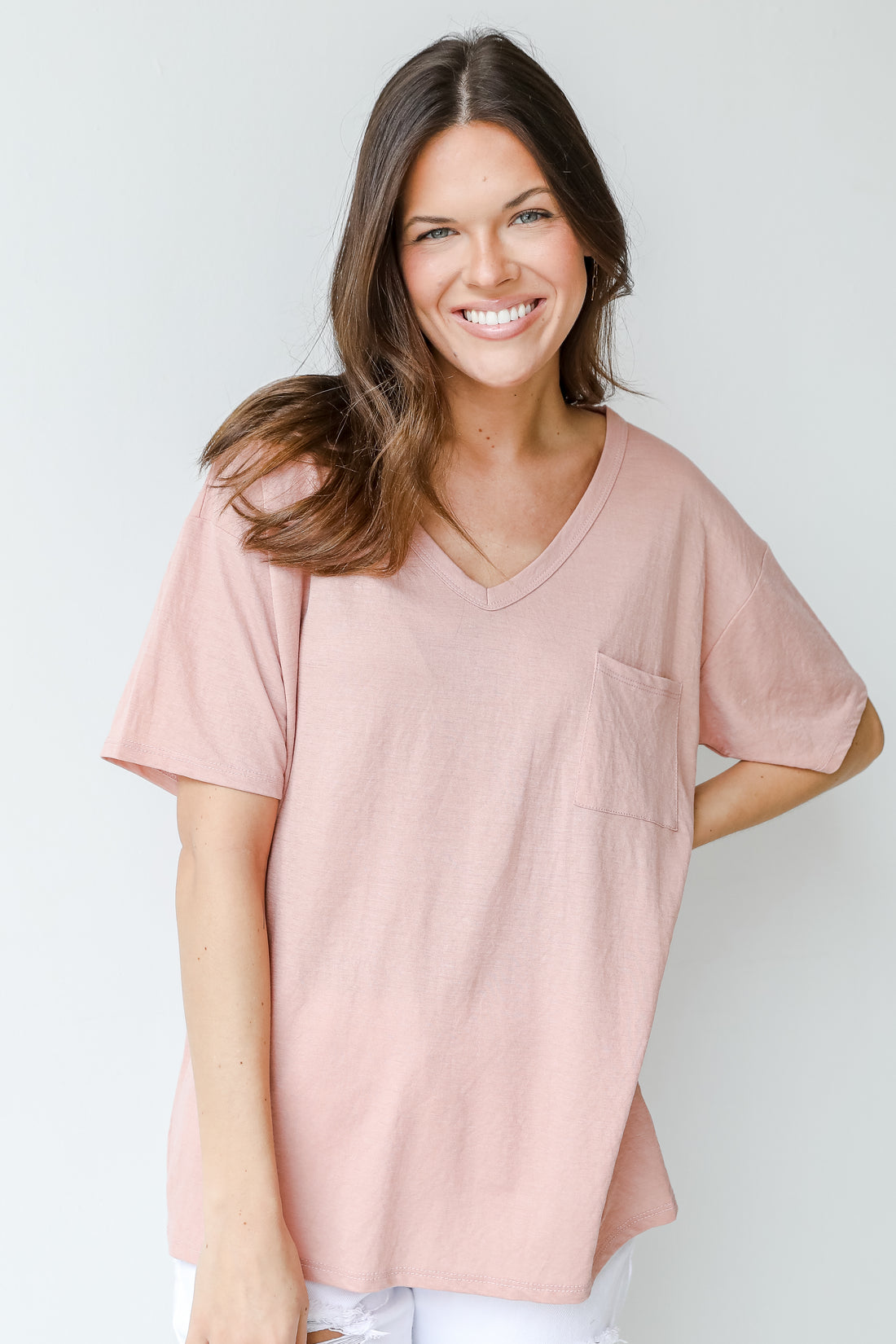 Tee in blush