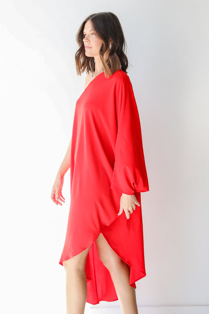 Asymmetrical Maxi Dress side view