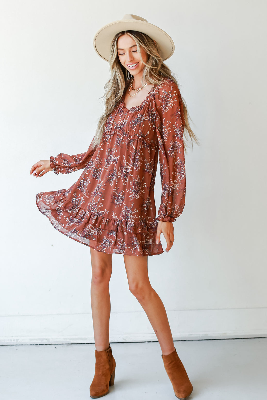 Floral Babydoll Dress from dress up