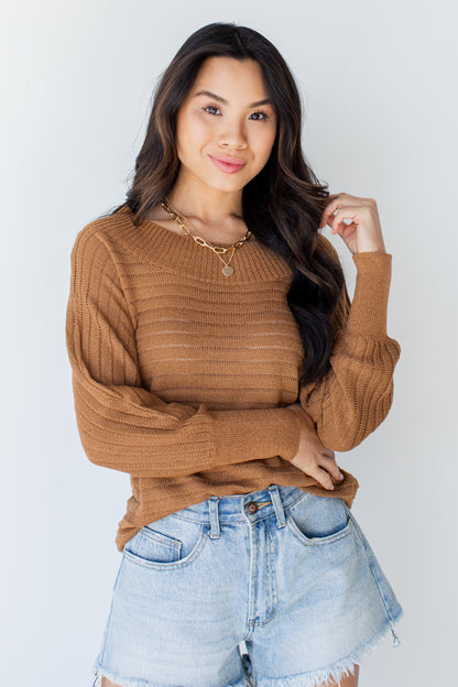 Sweater on model