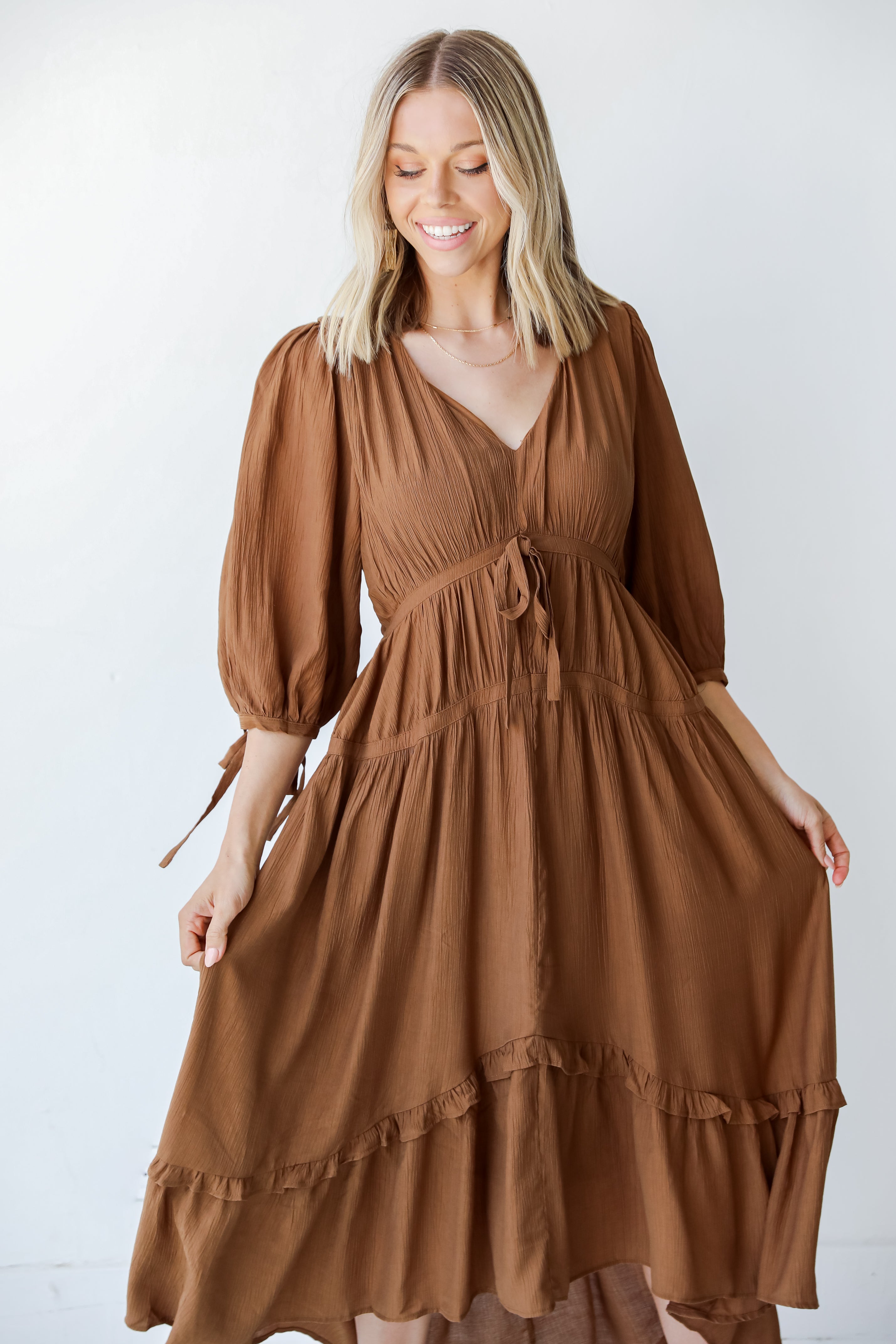 Midi Dress on model