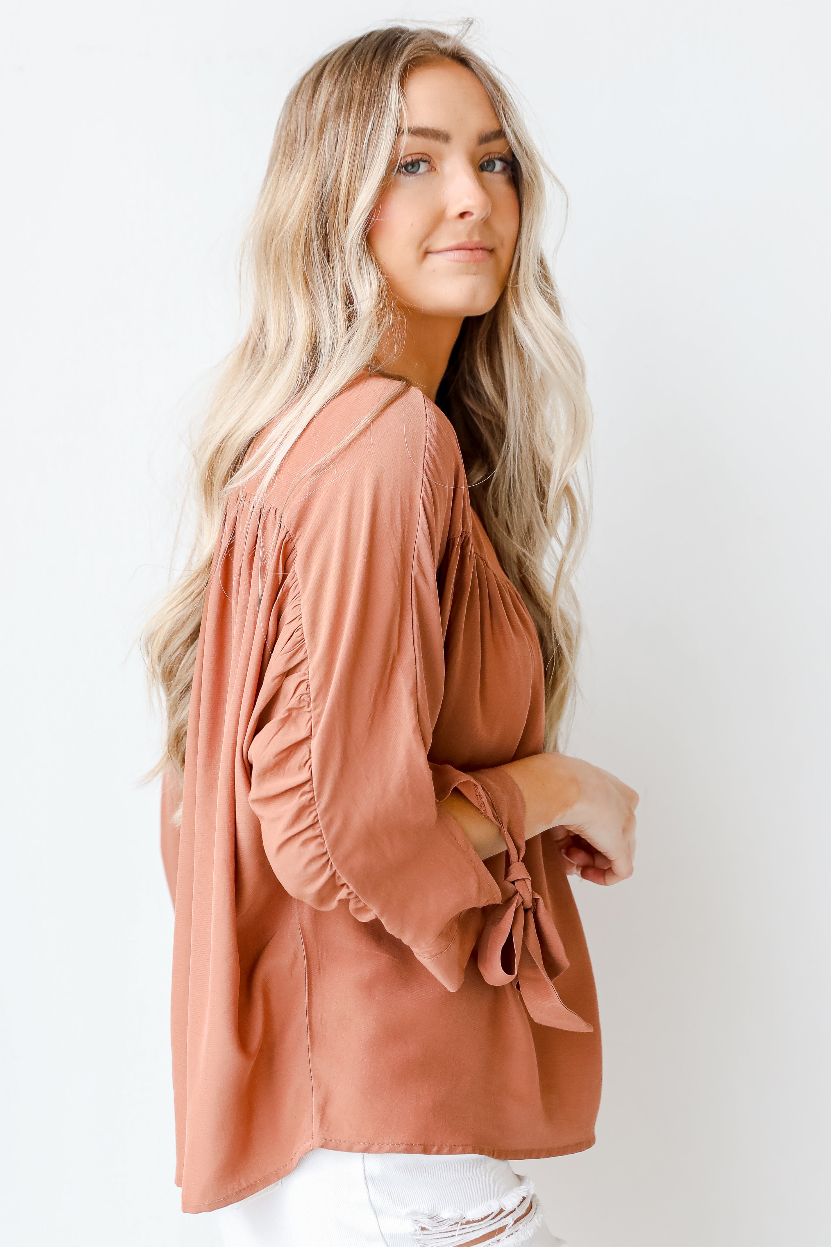 Babydoll Blouse side view