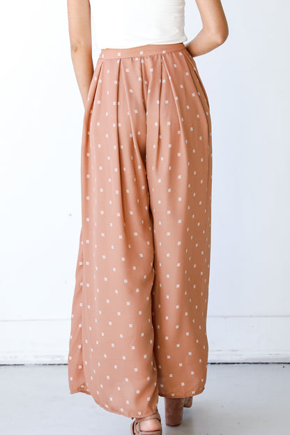 Wide Leg Pants back view