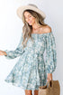 Floral Off-The-Shoulder Mini Dress