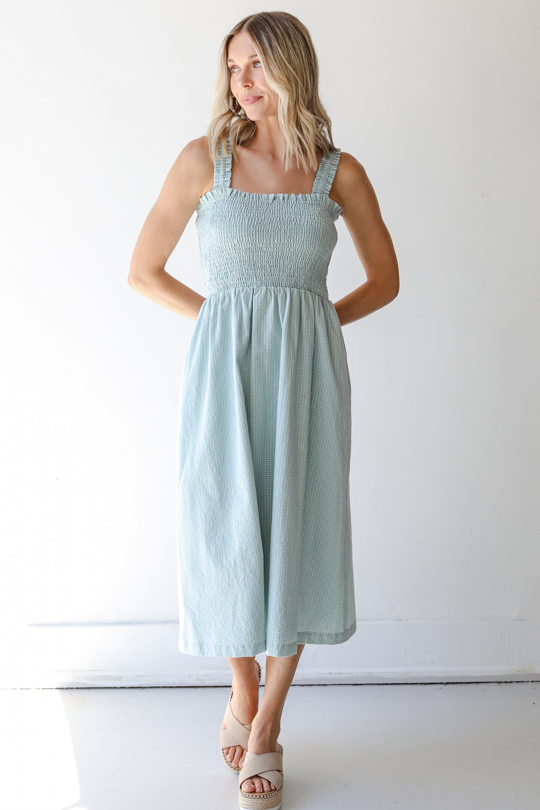 Midi Dress in mint