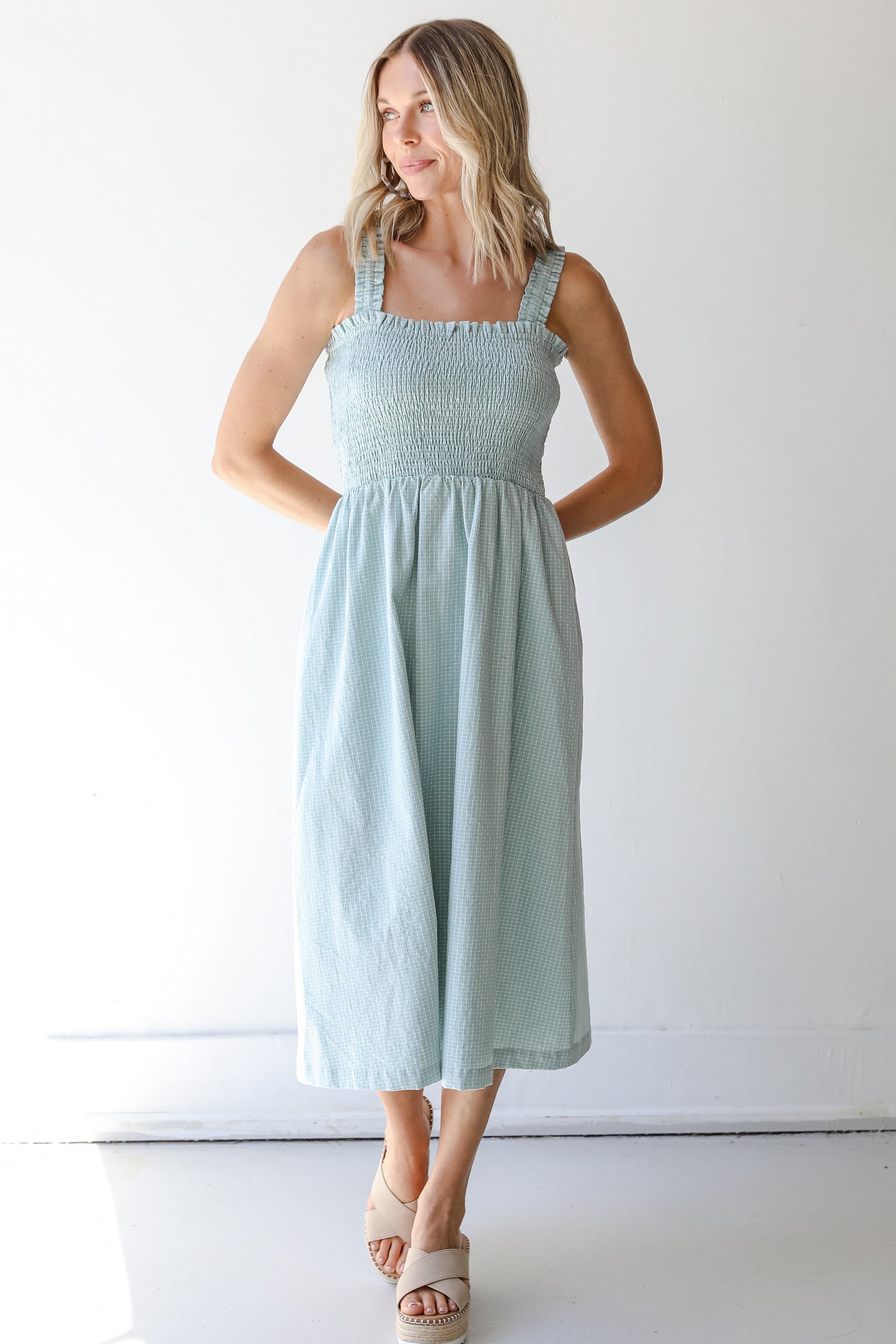 Midi Dress in mint