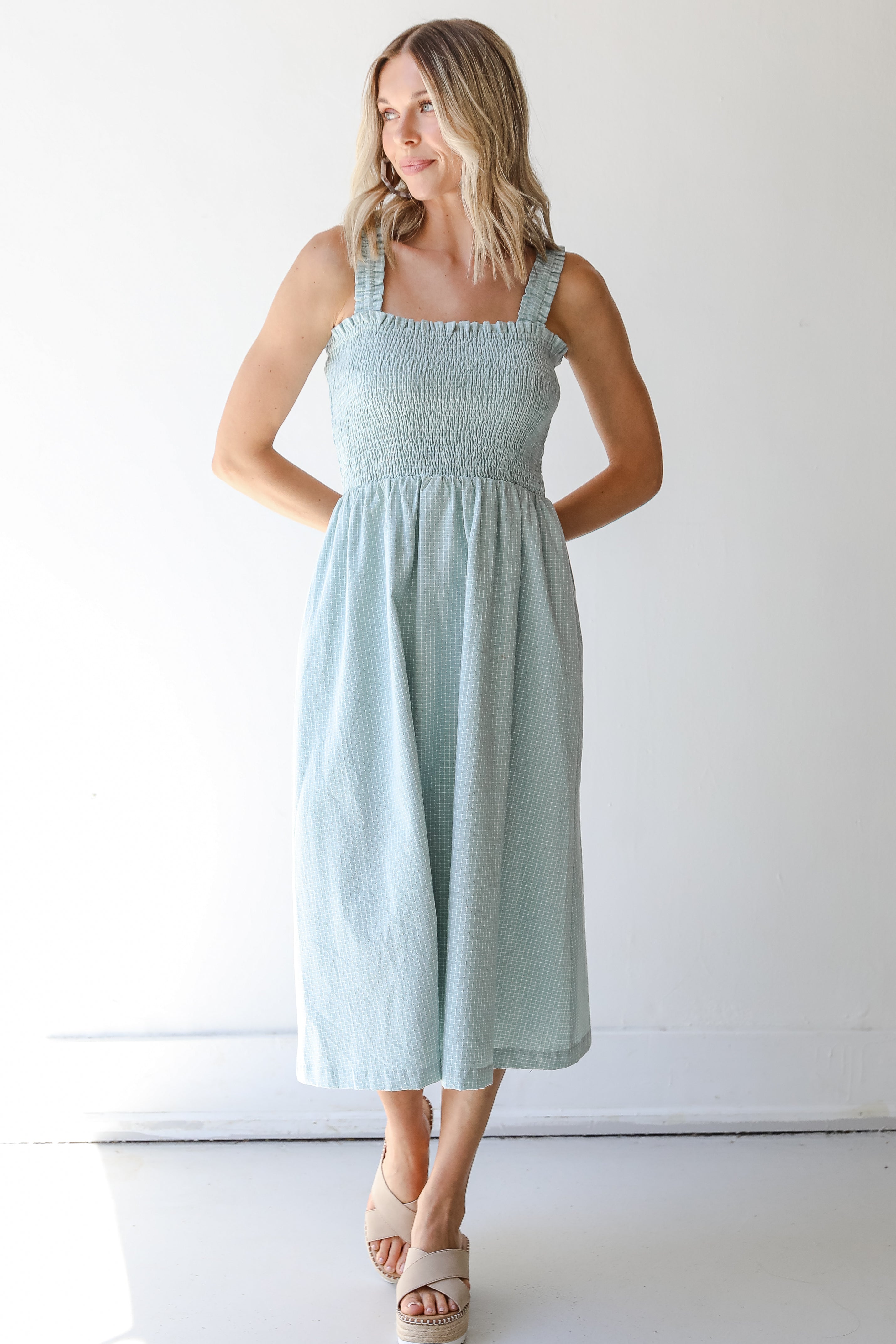 Midi Dress in mint