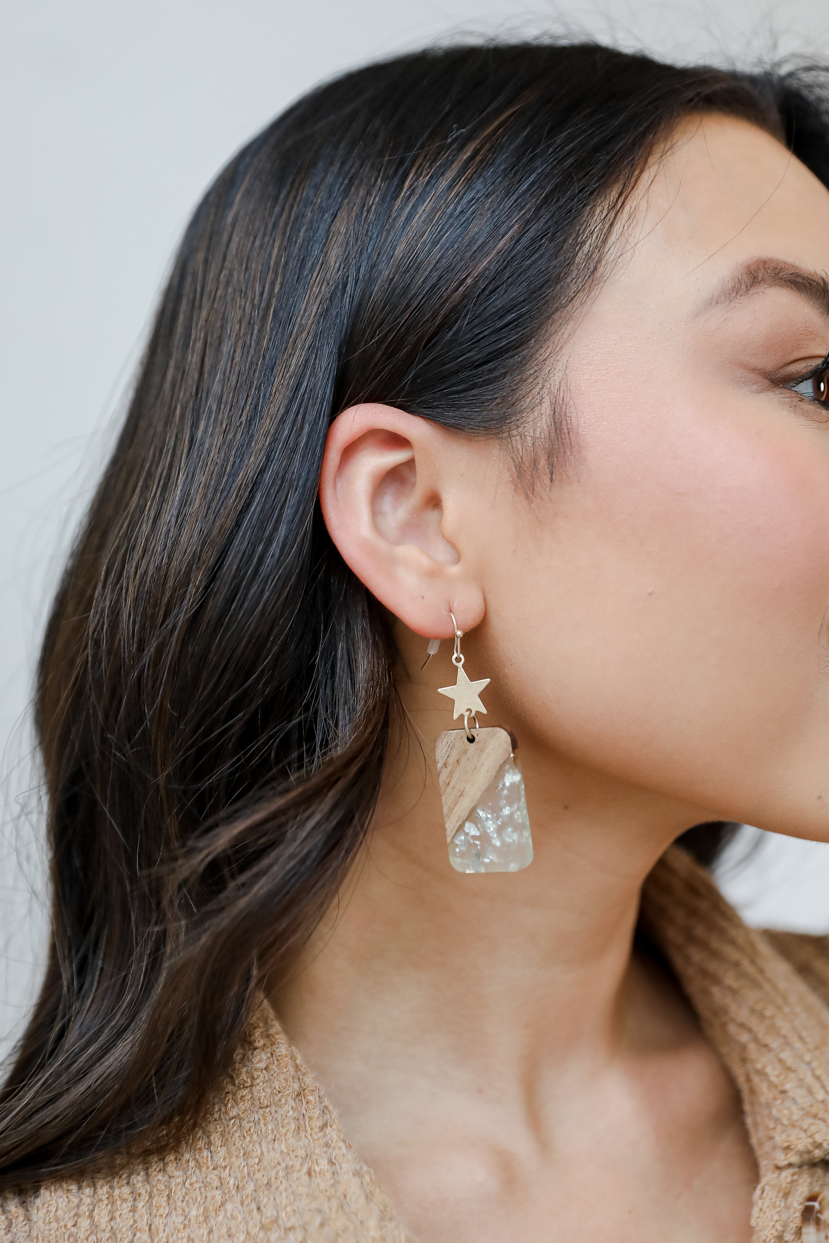 Star Drop Earrings