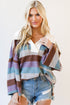 Striped Collared Top