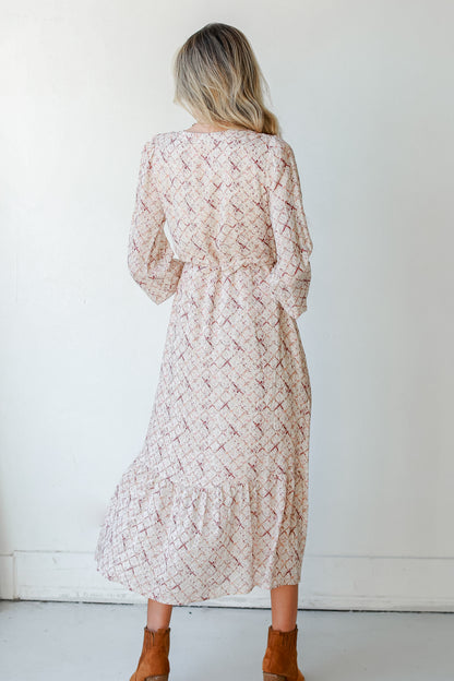 Midi Dress back view