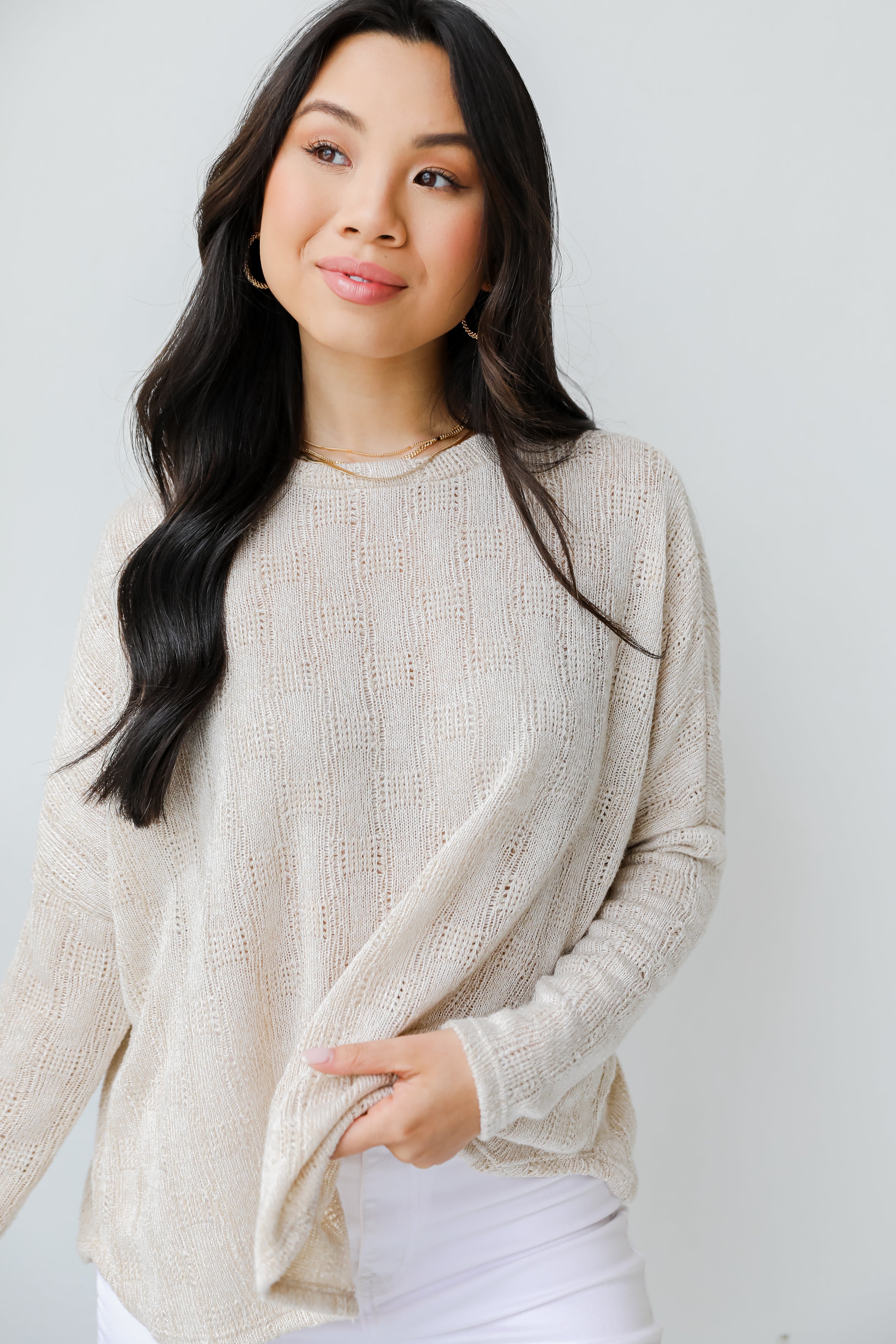 Knit Top front view