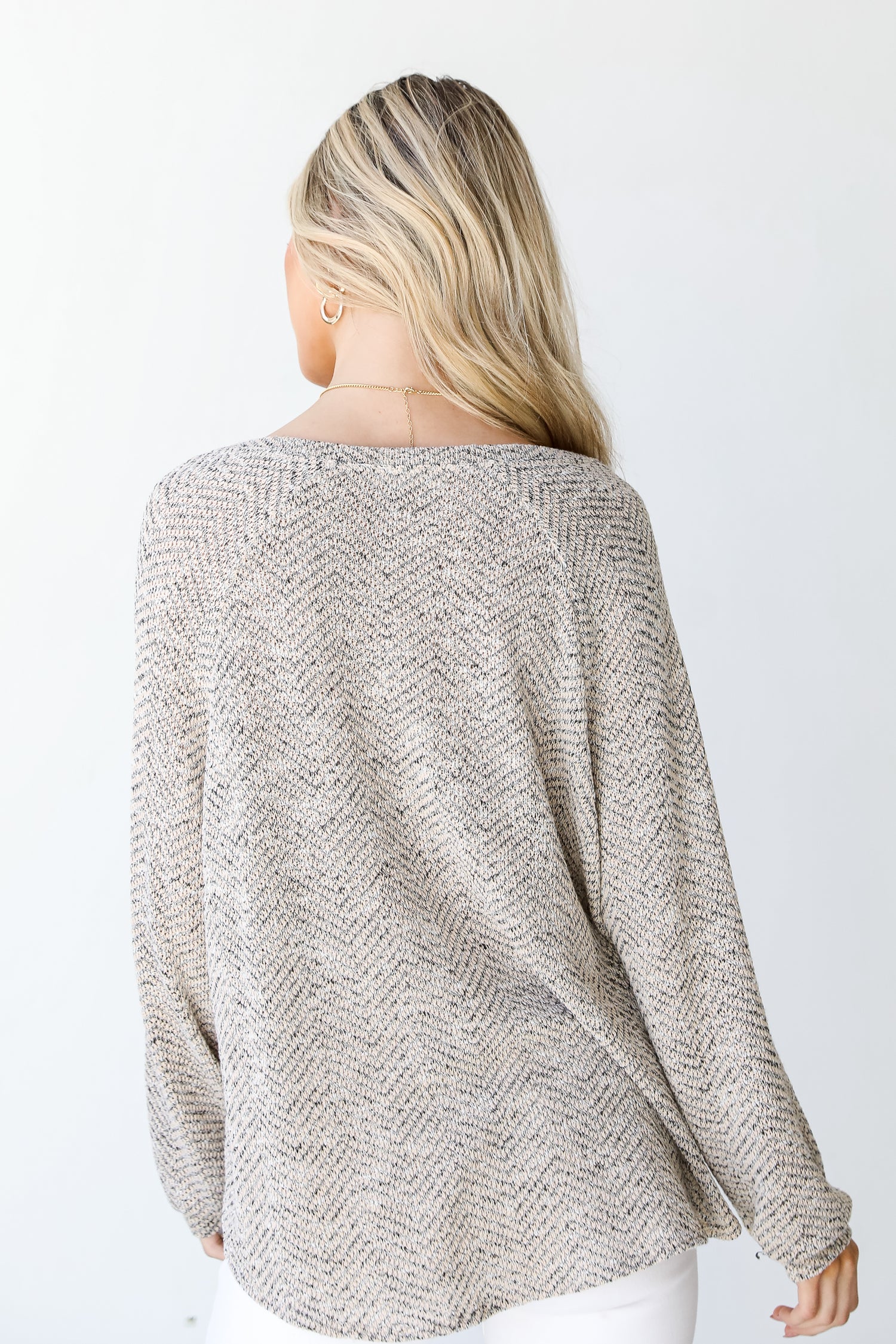 Knit Top back view