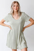 sage t shirt romper