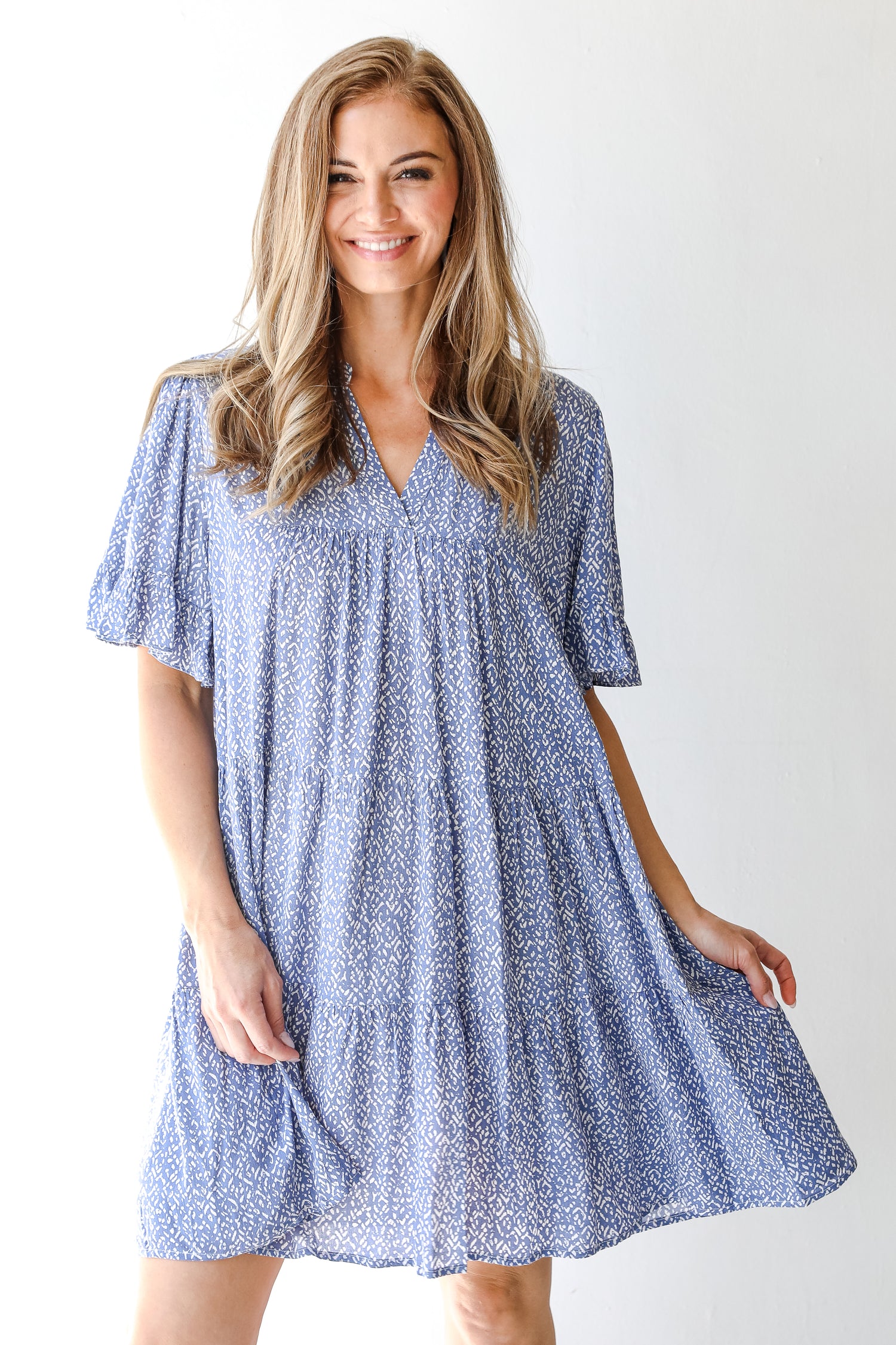 Tiered Mini Dress