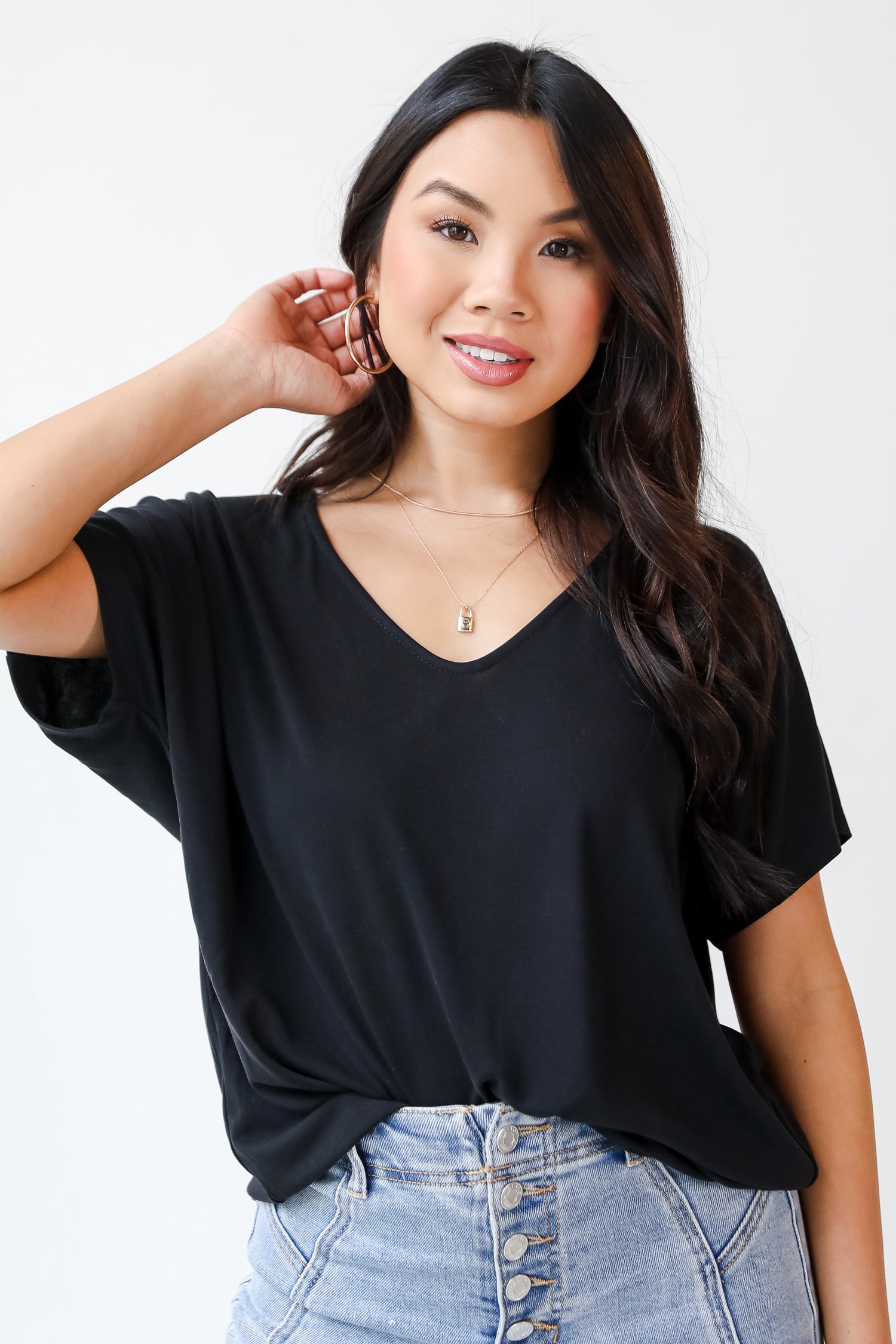 black Everyday Tee