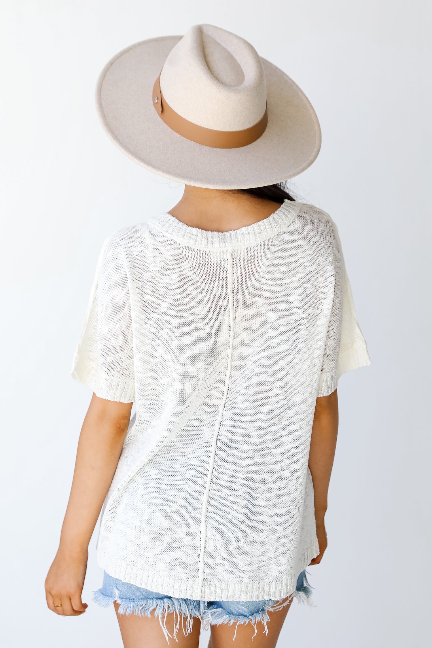 Knit Top back view