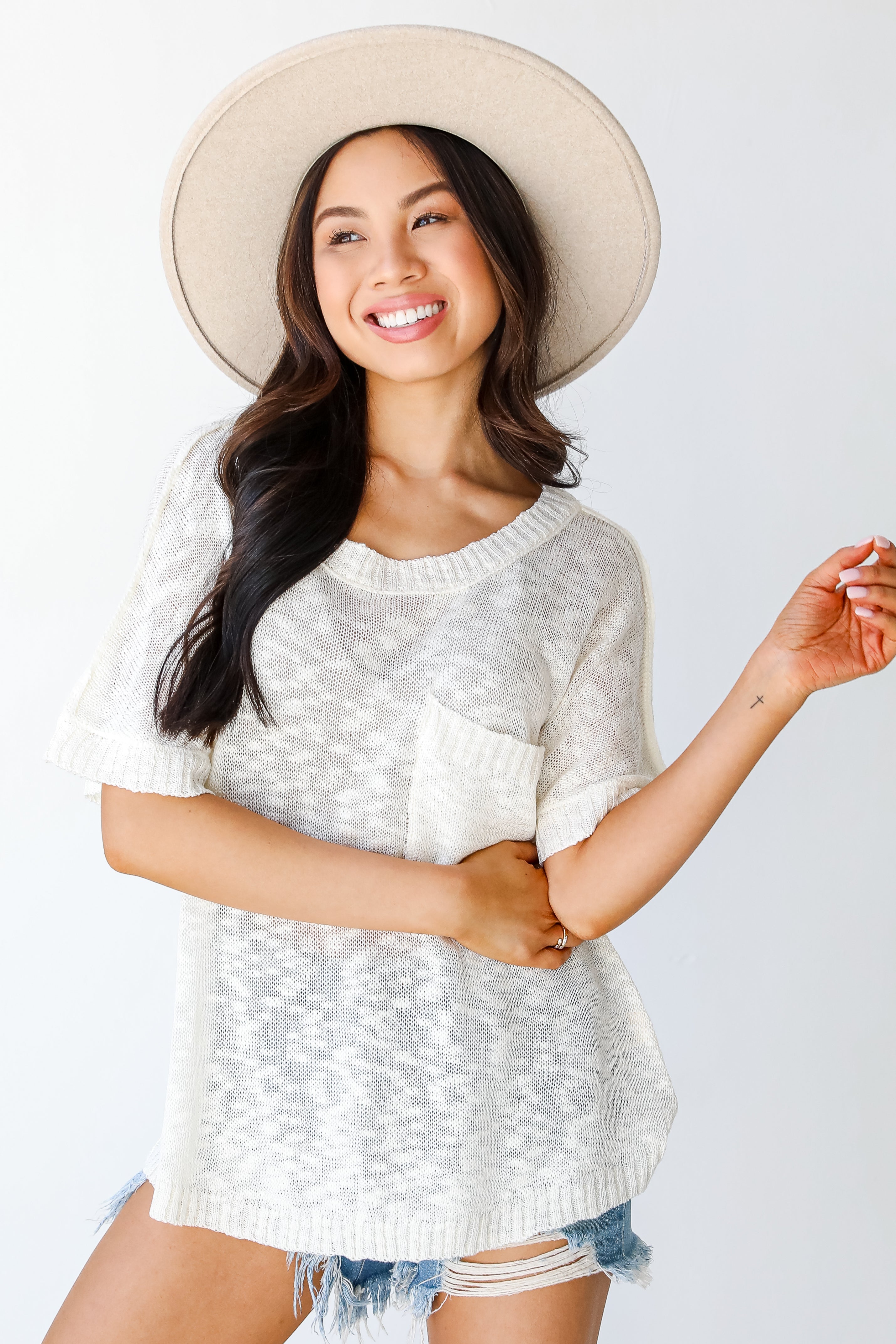 Knit Top front view