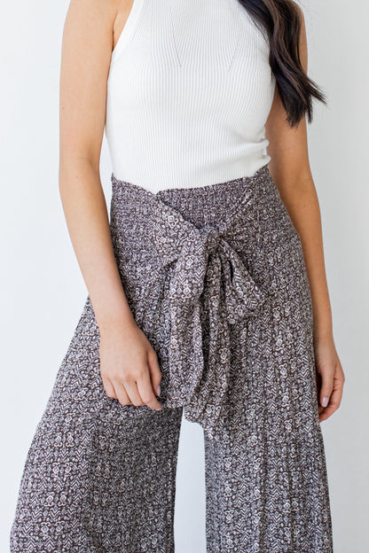 Wide Leg Pants close up