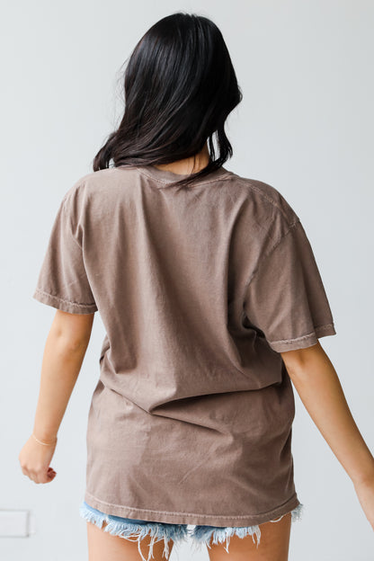 Mocha Woodstock Georgia Tee back view