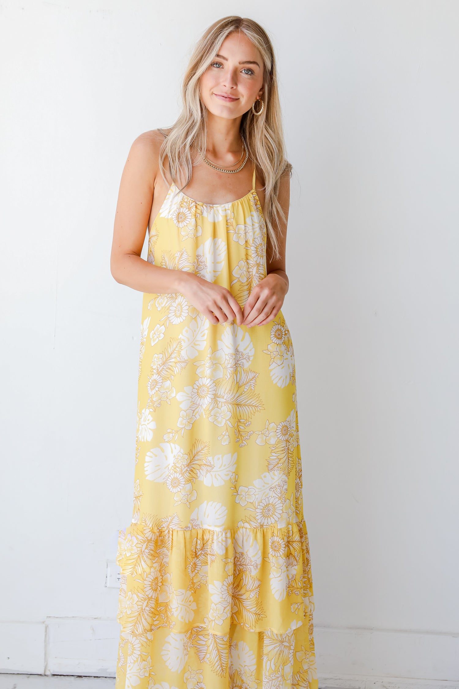 Maxi Dress on model