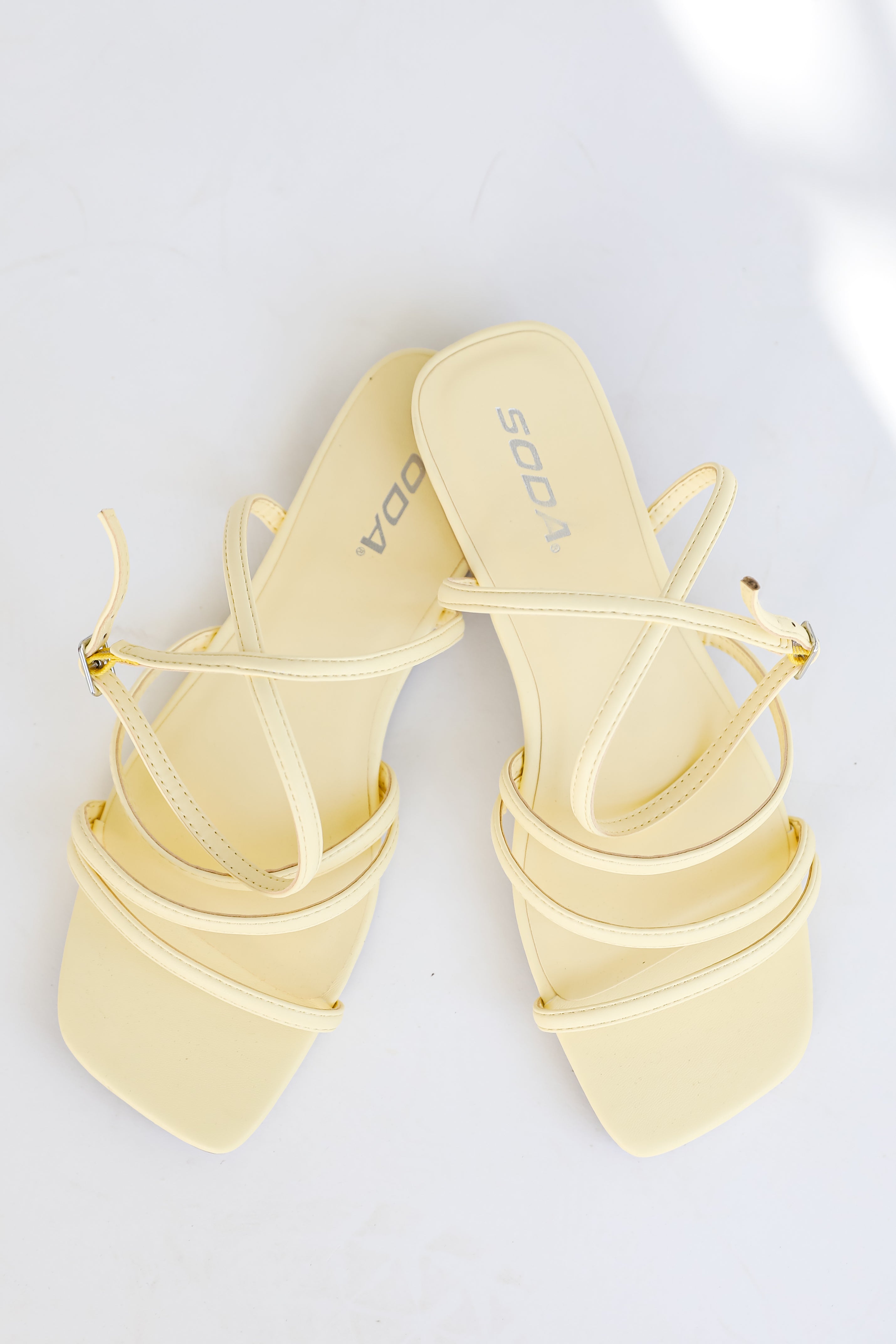 Sandals flat lay