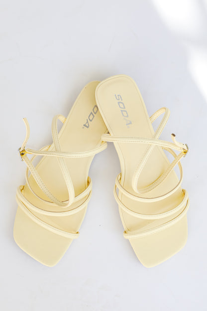 Sandals flat lay